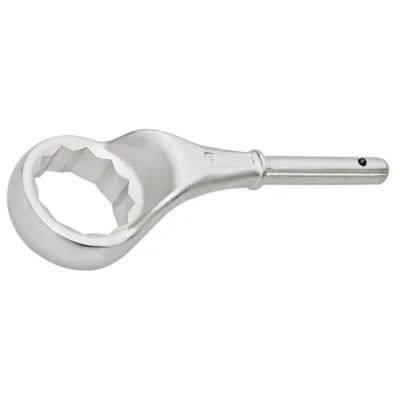 Abbildung von GEDORE 2 A 30 mm Zugringschlüssel gekröpft, Professioneller Schraubenschlüssel, Hohe Stabilität, Werkzeugstahl, Ideal für Handwerker und Heimwerker 30mm