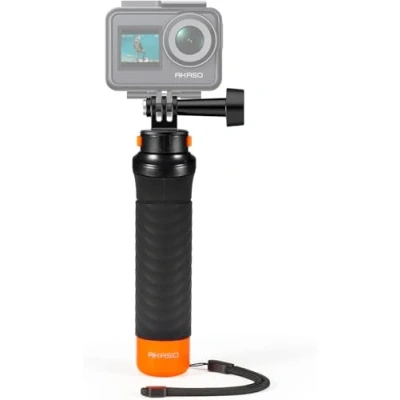 Abbildung von AKASO Schwimmender Handgriff, Hand Grip Unterwasser Handstick Kompatibel mit Action Cam