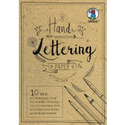Abbildung von Handlettering Papier Olifant huid Chamois, A5