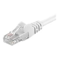 Abbildung von Wentronic Goobay CAT 6 Patchkabel, U/UTP, Weiß, 10 m CCA Kupfergemisch (68634)