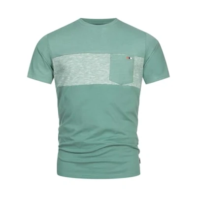 Abbildung von Indicode Jeans Springs Tshirt print, Herren, Größe: Small, Deep sea