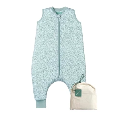Abbildung von molis&amp;co Baby Schlafsack mit Füßen Ideal für Frühling und Herbst Babyschlafsack 1 tog Leicht gepolstert 100% Baumwolle (Oeko TEX 100), Premium Qualität Ines II (120 cm)