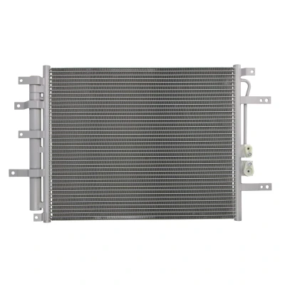 Abbildung von BOSCH 1 986 AD2 447 Klimakondensator mit Stickstofffüllung Trockner, Montageanleitung, ohne Dichtring 13mm 8,5mm 537mm R1234yf, R134a