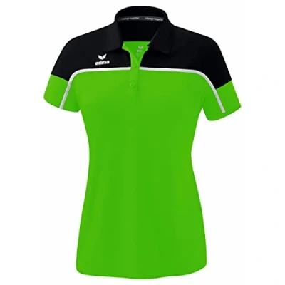 Abbildung von Erima Fussball Teamsport Change Poloshirt, Damen, Größe: 34, Green schwarz weiss