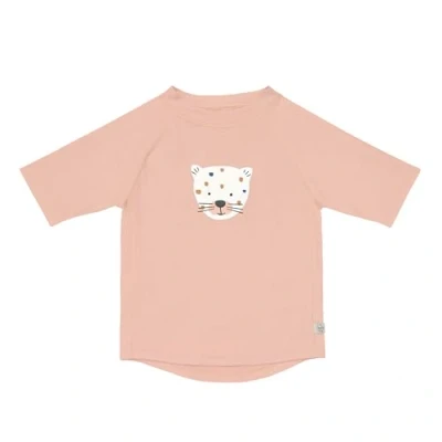 Abbildung von LÄSSIG Splash &amp; Fun Schwimmshirt Badeshirt Rashguard Kurzarm mit UV Schutz (DE/NL/SE/PL, Numerisch, 92, Leopard pink)