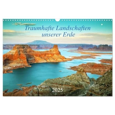 Abbildung von Traumhafte Landschaften unserer Erde (Wandkalender 2025 DIN A3 quer), CALVENDO Monatskalender