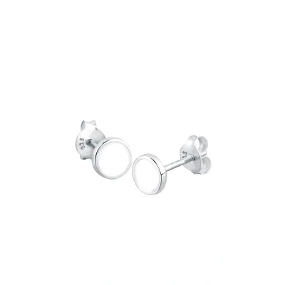 Abbildung von Elli Basic GEO Ohrringe, Damen, Größe: One Size, White