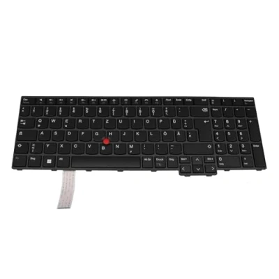 Abbildung von IPC Computer Lenovo 5N21D93734 Original Tastatur DE (deutsch) schwarz/schwarz mit Mouse Stick für ThinkPad L15 Gen 3 (21C7/21C8), T16 G1 (21BV/21BW)