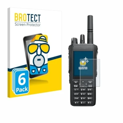 Abbildung von BROTECT Entspiegelungs Schutzfolie für Motorola Mototrbo R7 (6 Stück) Matte Displayschutz Folie, Anti Reflex, Fingerprint