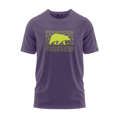 Abbildung von Forsberg Tshirt print, Herren, Größe: Small, Lila lime