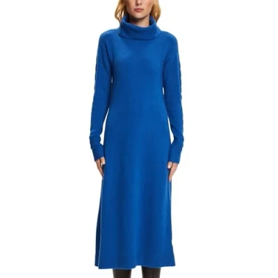 Abbildung von Esprit Strickkleid, Damen, Größe: Medium, Bright blue