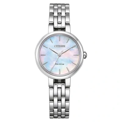Abbildung von Citizen Damen Analog Japanisches Quarzwerk Uhr mit Edelstahl Armband EM0990 81Y