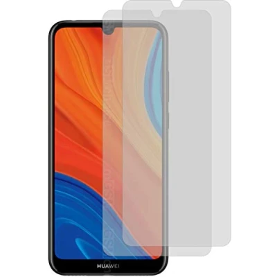 Abbildung von 4ProTec I 2X Schutzfolie KLAR passgenau für Huawei Y6s Bildschirmschutzfolie Schutzhülle