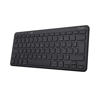 Abbildung von Trust Lyra Compact Toetsenbord Zwart Azerty