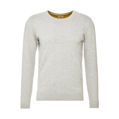 Abbildung von TOM Tailor Basic CREW NECK Strickpullover, Herren, Größe: 3XL, Light soft grey melange