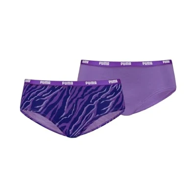 Abbildung von PUMA Women&#039;s Printed Hipster Panties, Astor Purple, XS