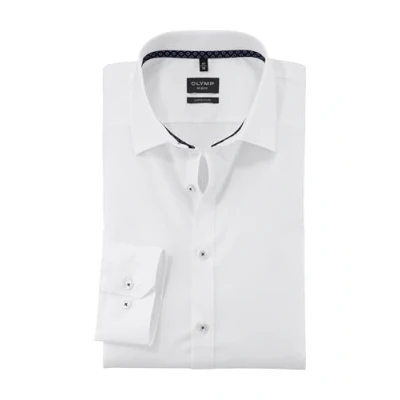 Abbildung von OLYMP Herren Oberhemd Langarm No. Six,Chambray,375 No 6 six super Slim (H16),21 New York Kent 2,hellblau 10,39