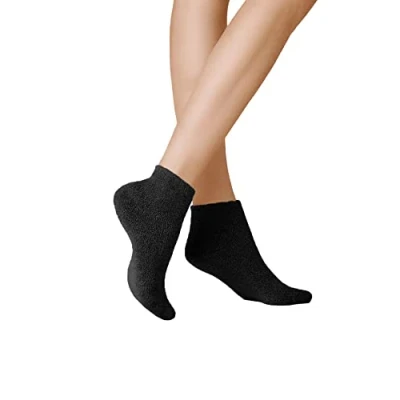 Abbildung von KUNERT Damen Socken Homesocks ohne Gummifäden Black 0070 35/38