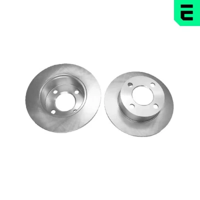 Abbildung von OPTIMAL BS 1220C Bremsscheibe Hinterachse 245 10 4/4 voll beschichtet AUDI: 80 B4 Limousine, Avant, Cabriolet
