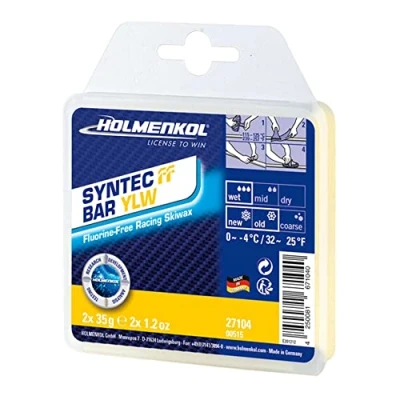 Abbildung von Holmenkol Syntec FF Bar YLW 2x35g Wachs (Neutral one size)