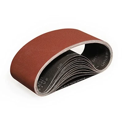 Abbildung von Sruhrak 100 x 610mm schleifband 12 Stück bandschleifer schleifbänder 240 Körnungen zum Schleifen, Feilen, Schärfen und Entrosten