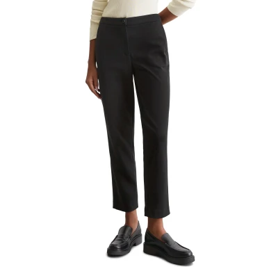 Abbildung von Marc O&#039;Polo Pants Medium Waist SLIM LEG Ankle Length Clean LOOK Stoffhose, Damen, Größe: 36, Black