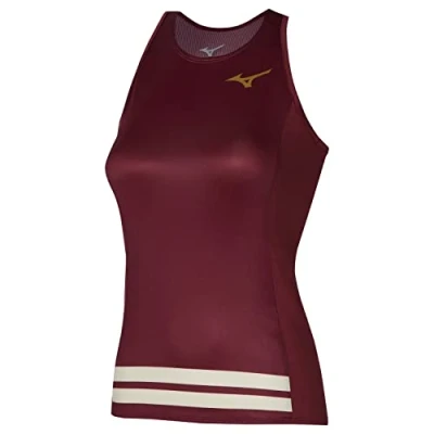 Abbildung von Mizuno Printed TANK Top, Damen, Größe: Small, Cabernet