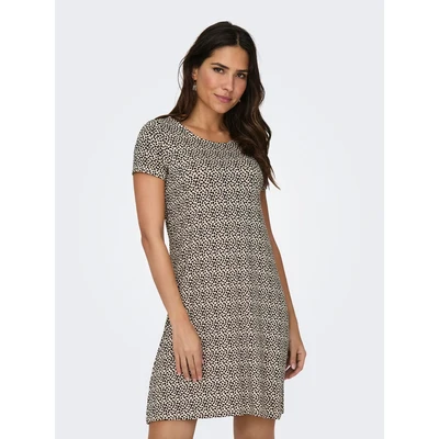 Abbildung von ONLY Onlbera BACK LACE UP JRS Freizeitkleid, Damen, Größe: Medium, Pumice stone