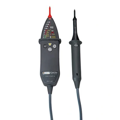 Abbildung von Chauvin Arnoux C.A 771 Zweipoliges Spannungsprüfgerät CAT IV 1000 V Akustik, LED