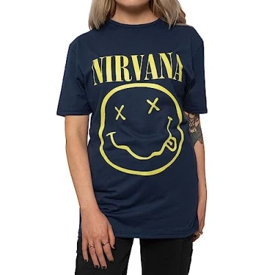 Abbildung von Nirvana T Shirt Yellow Smiley