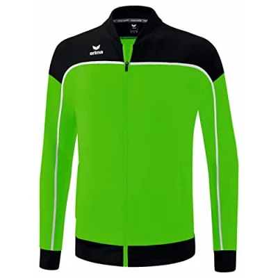Abbildung von Erima Unisex Kinder „CHANGE by erima&quot; funktionelle Präsentationsjacke, green/schwarz/weiß, 164