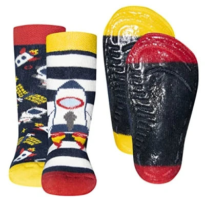 Abbildung von Ewers Astronaut Socken für Kinder, Größe: 19 20, Navy