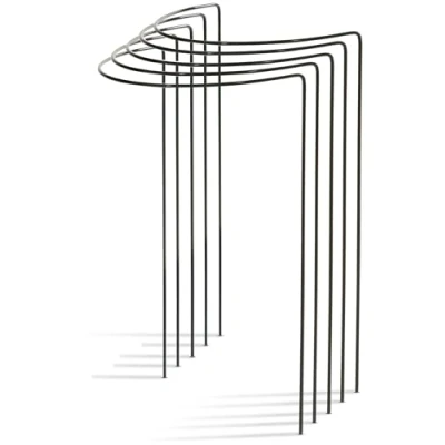 Abbildung von Novatool 5 Strauchstütze Metall halbrund 40 cm Ø70 hoch grün Staudenhalter Blumenhalter Rankengewächs Pflanzenstütze Blumenstütze Staudenstütze Rankhilfe Strauchhalter Rosenstütze