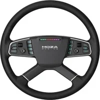Abbildung von MOZA TSW Truck Wheel Lenkrad für LKW und Landwirtschaftssimulatoren, originalgetreuer Look, aus hochwertigem Aluminium Carbon