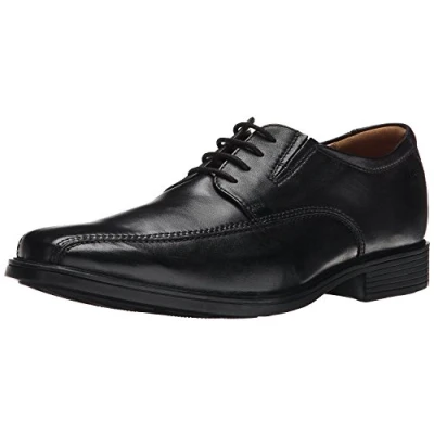Abbildung von Clarks Herren Tilden Walk Oxford Schuh, Schwarz, 41.5 EU Weit