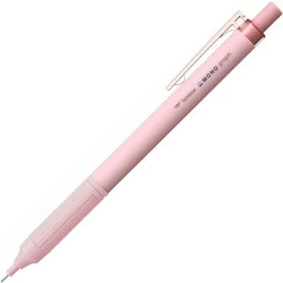 Abbildung von Tombow Druckbleistift MONO graph Lite smokey pink, Präzisionsspitze, Komfortgriff, Integrierter Radierer, Nachfüllbar [SH MGL85]