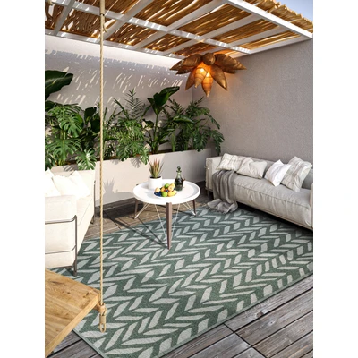 Abbildung von Villeroy &amp; Boch Outdoorteppich &quot;Georgette&quot;, rechteckig, In Outdoor, Flachgewebe, wetterfest, Terrasse, Balkon, modern, Trend
