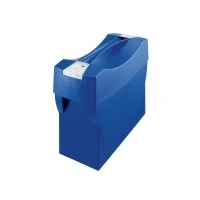 Abbildung von HAN Hängemappenbox SWING PLUS für das mobile Büro. Praktische Box mit Deckel Mappen und Ordner, blau