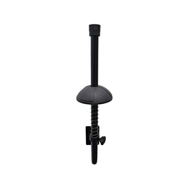 Abbildung von Gator Frameworks Recital Series Wandaufhänger mit extra langem Pfosten für Posaunen (GFW TBONEHNGR BLK)