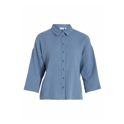 Abbildung von VILA Hemdbluse, Damen, Größe: 36, Coronet blue