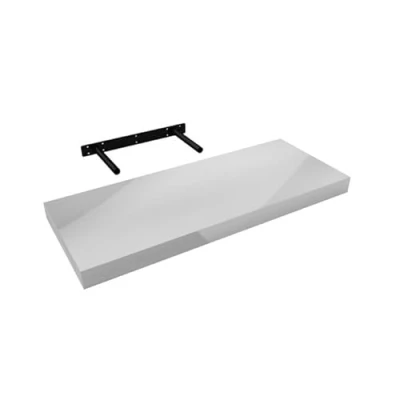 Abbildung von Velano Regalbrett, Wandregal, Regalboden, Regale FSG Weiss Hochglanz 595x235