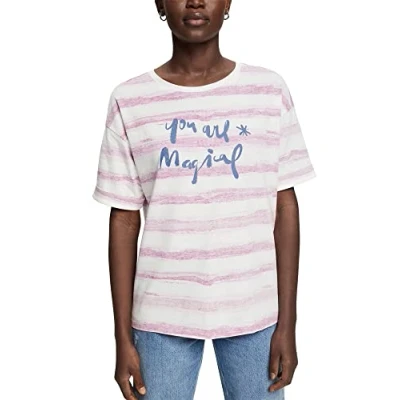 Abbildung von ESPRIT Damen 032EE1K321 T Shirt, 111/OFF White 2, M