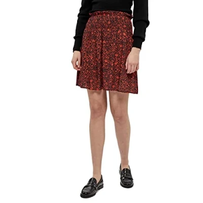 Abbildung von Desires Degeorgia Skirt Alinienrock, Damen, Größe: Large, Red clay pr