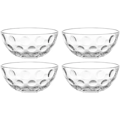 Abbildung von LEONARDO Schale &quot;CUCINA OPTIC, 4er Set&quot;, 4 tlg., aus Glas, Spülmaschinengeeignet