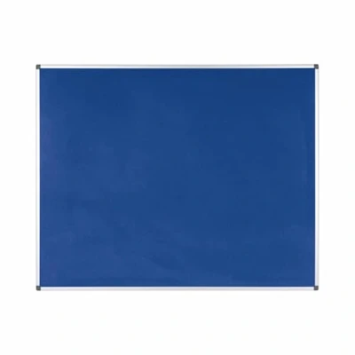 Abbildung von Bi Office Pinnwand Maya FA1243170 Aluminiumrahmen Filz 150x120cm blau