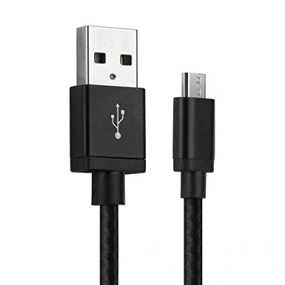 Abbildung von CELLONIC® USB Kabel 1m für BMW Navigator 6 GPS Ladekabel Micro auf A 2.0 Datenkabel 2A schwarz Nylon