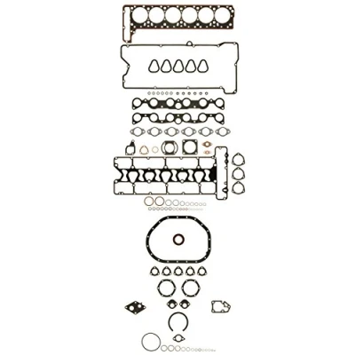 Abbildung von AJUSA 50124600 Dichtungsvollsatz, Motor mit Zylinderkopfdichtung, Ventilschaftabdichtung FIBERMAX MERCEDES BENZ: W123 Limousine, SL Cabrio