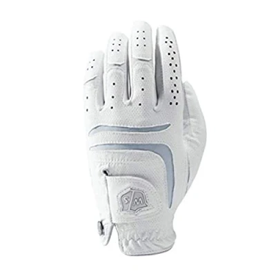 Abbildung von Wilson Staff Grip Plus Womens Golf Glove White LH L