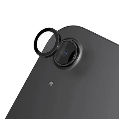 Abbildung von RhinoShield Schutz für Smartphone Kamera kompatibel mit[iPad Pro2018/iPad Air4/5/6(11/13Zoll)/iPad Mini6] Fingerabdruck und kratzresistentes Schutzglas mit Aluminium Ring optische Klarheit Grau