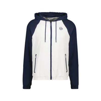 Abbildung von Sergio Tacchini Sweatjacke, Herren, Größe: Large, White navy